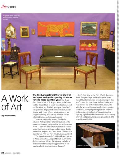 Fort Worth Magazine March 2016 Fort Worth Magazine March 2016